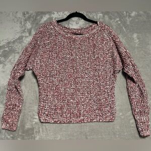 Abercrombie & Fitch Knit Stretch Sweater Women’s Small Red Black White